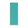Store plissé vert pétrole 50x100 cm largeur du tissu 49,4 cm 