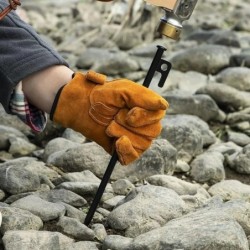 Piquets de tente robustes, piquets de Camping en acier forgé, pointes 
