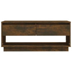 Meuble TV Chêne fumé 102x41x44 cm Bois d'ingénierie 