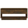 Meuble TV Chêne fumé 102x41x44 cm Bois d'ingénierie 