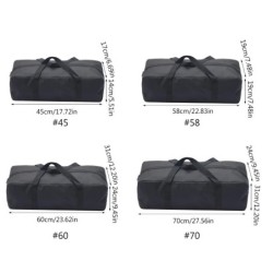 à bagages capacité avec poignées, rangement étanche pour poteaux tente