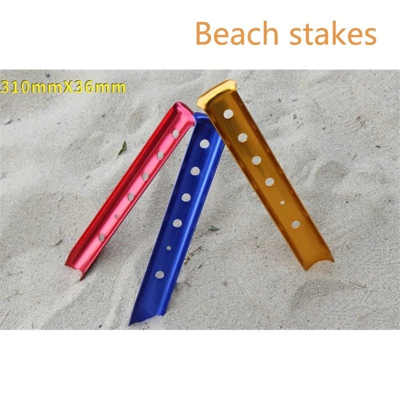 Piquet de tente de plage en forme de U, piquet de tente surdimensionné