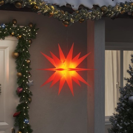 Lumière de Noël avec LED pliable rouge 100 cm 