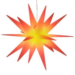 Lumière de Noël avec LED pliable rouge 100 cm 