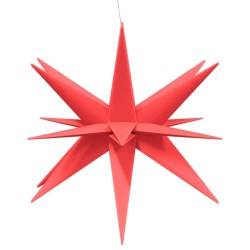Lumière de Noël avec LED pliable rouge 100 cm 