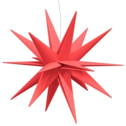 Lumière de Noël avec LED pliable rouge 100 cm 