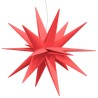 Lumière de Noël avec LED pliable rouge 100 cm 