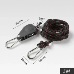 Attache de corde réglable pour tente de Camping, tendeur de poulie à b