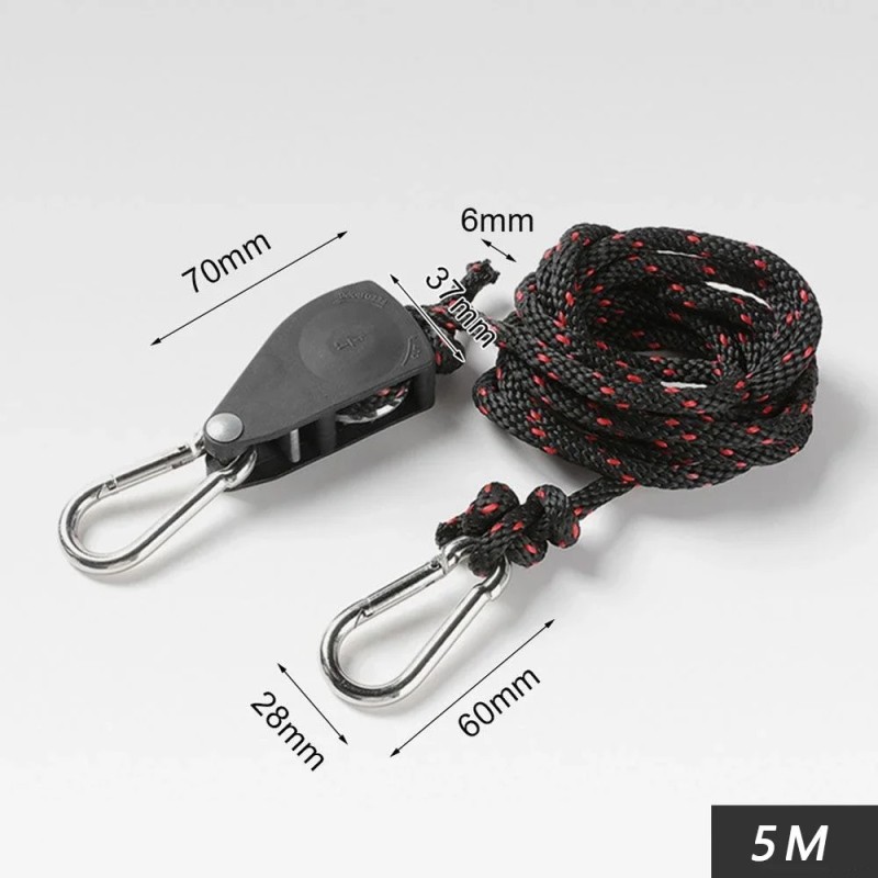 Attache de corde réglable pour tente de Camping, tendeur de poulie à b Attache de corde réglable pour tente de Camping, tendeur de poulie à b