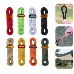 Cordes de Guyline pour tente extérieure, 5mm, 4M, lignes réfléchissant