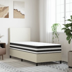 Matelas à ressorts ensachés moyen 90x190 cm 