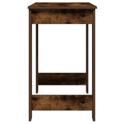 Bureau chêne fumé 100x45x75 cm bois d'ingénierie 