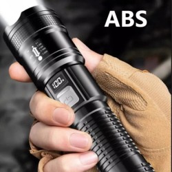 1600000 LM lampe de poche Super lumineuse LED Rechargeable par USB lon