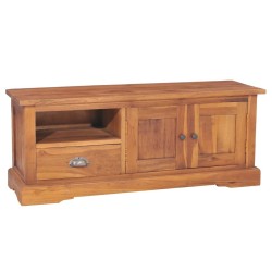Meuble TV 100x30x40 cm Bois de teck solide 