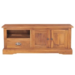 Meuble TV 100x30x40 cm Bois de teck solide 