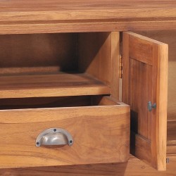 Meuble TV 100x30x40 cm Bois de teck solide 