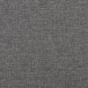 Chaise de relaxation avec repose-pied Gris clair Tissu 