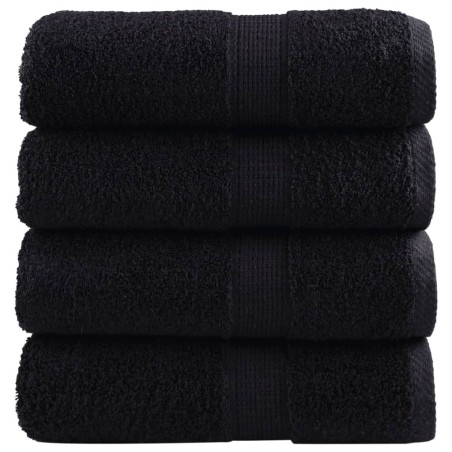 Serviettes d'invité de qualité supérieure SOLUND 4 pcs noir 
