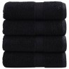 Serviettes d'invité de qualité supérieure SOLUND 4 pcs noir 