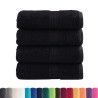 Serviettes d'invité de qualité supérieure SOLUND 4 pcs noir 
