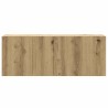 Ensemble de meuble TV mural 8 pcs chêne artisanal 
