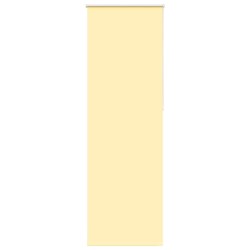 Store enrouleur occultant jaune largeur du tissu 60,7 cm 
