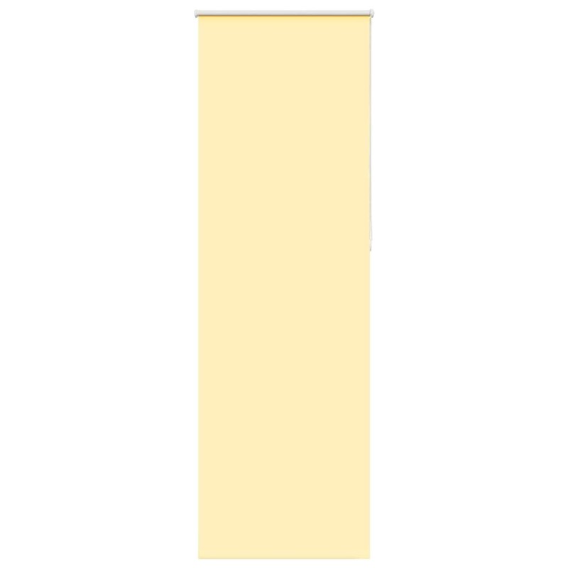 Store enrouleur occultant jaune largeur du tissu 60,7 cm 