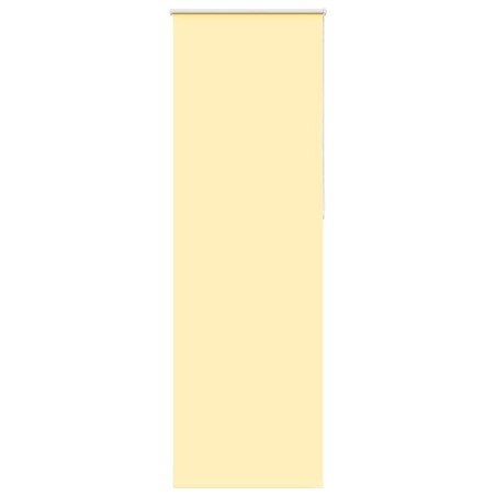 Store enrouleur occultant jaune largeur du tissu 60,7 cm 