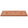 Comptoir de salle de bain 100x50x1,5 cm bois massif de hêtre 