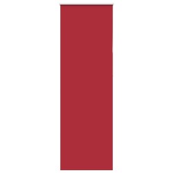 Store enrouleur occultant rouge largeur du tissu 60,7 cm 