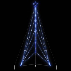 Sapin de Noël à LED 615 LED bleu 404,5 cm 