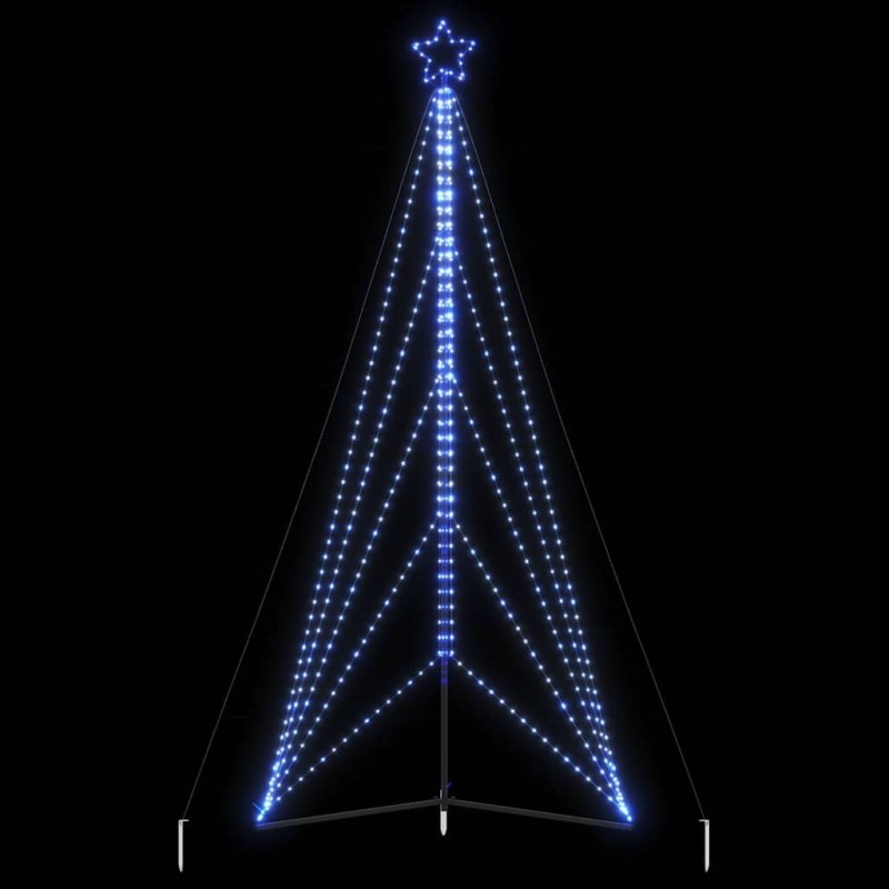 Sapin de Noël à LED 615 LED bleu 404,5 cm 