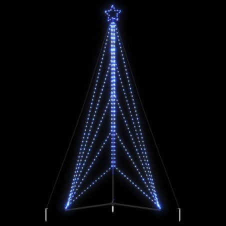 Sapin de Noël à LED 615 LED bleu 404,5 cm 