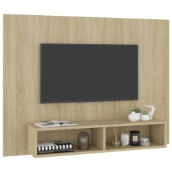 Meuble TV mural Chêne Sonoma 120x23,5x90 cm Bois d’ingénierie 