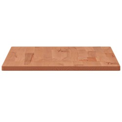 Dessus de table 100x50x1,5cm rectangulaire bois massif de hêtre 