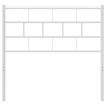Tête de lit métal blanc 80 cm 