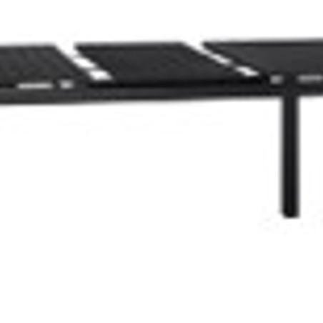 Table de jardin extensible Anthracite (140-210)x90x73 cm Acier 