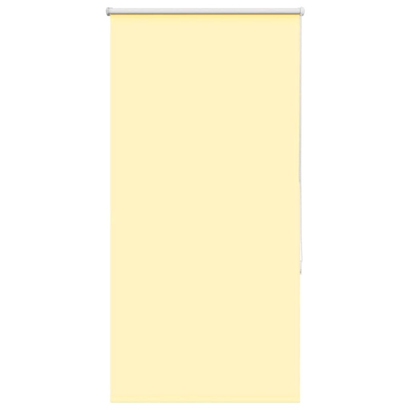 Store enrouleur occultant jaune largeur du tissu 75,7 cm 