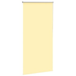 Store enrouleur occultant jaune largeur du tissu 75,7 cm 