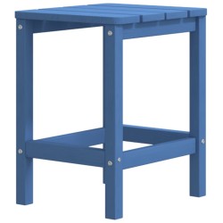 Chaises de jardin Adirondack avec table PEHD Bleu aqua 