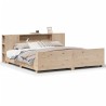 Cadre de lit sans matelas 180x200 cm bois massif de pin 