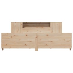 Cadre de lit sans matelas 180x200 cm bois massif de pin 