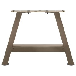 Pieds de table basse en forme de A, 2 pièces, 50 x (30-31) cm, acier 