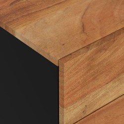 Table de chevet 50x33x62cm Bois d'acacia solide et d'ingénierie 