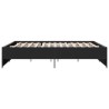 Cadre de lit sans matelas noir 180x200 cm 