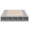 Cadre de lit sans matelas sonoma gris 140x190 cm 