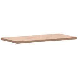 Dessus de table 80x40x2,5 cm rectangulaire bois massif de hêtre 