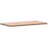 Dessus de table 80x40x2,5 cm rectangulaire bois massif de hêtre 