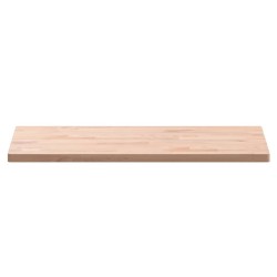Dessus de table 80x40x2,5 cm rectangulaire bois massif de hêtre 
