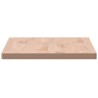 Dessus de table 80x40x2,5 cm rectangulaire bois massif de hêtre 